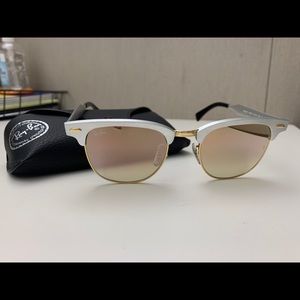 Ray-Ban Clubmaster Aluminum Flash Lenses Gradient
